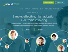 Tablet Screenshot of cloudtradenetwork.com
